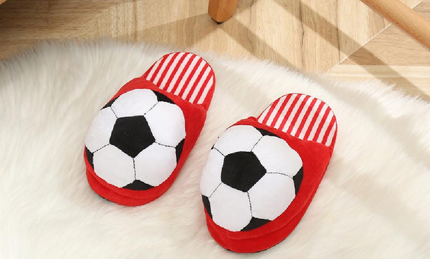 Image 11: Football Style Indoor Slippers