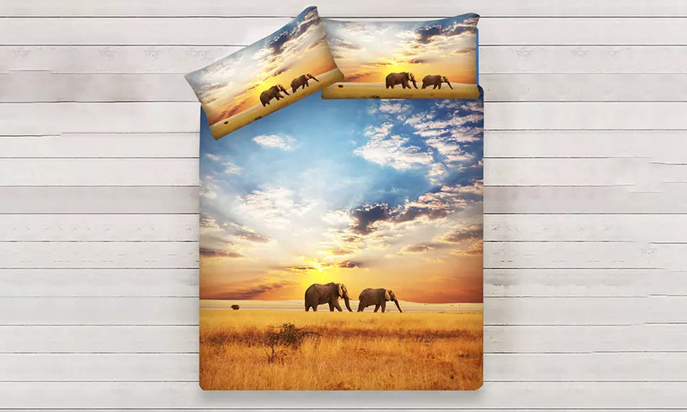 Lenzuola copriletto fantasie estive 100% cotone