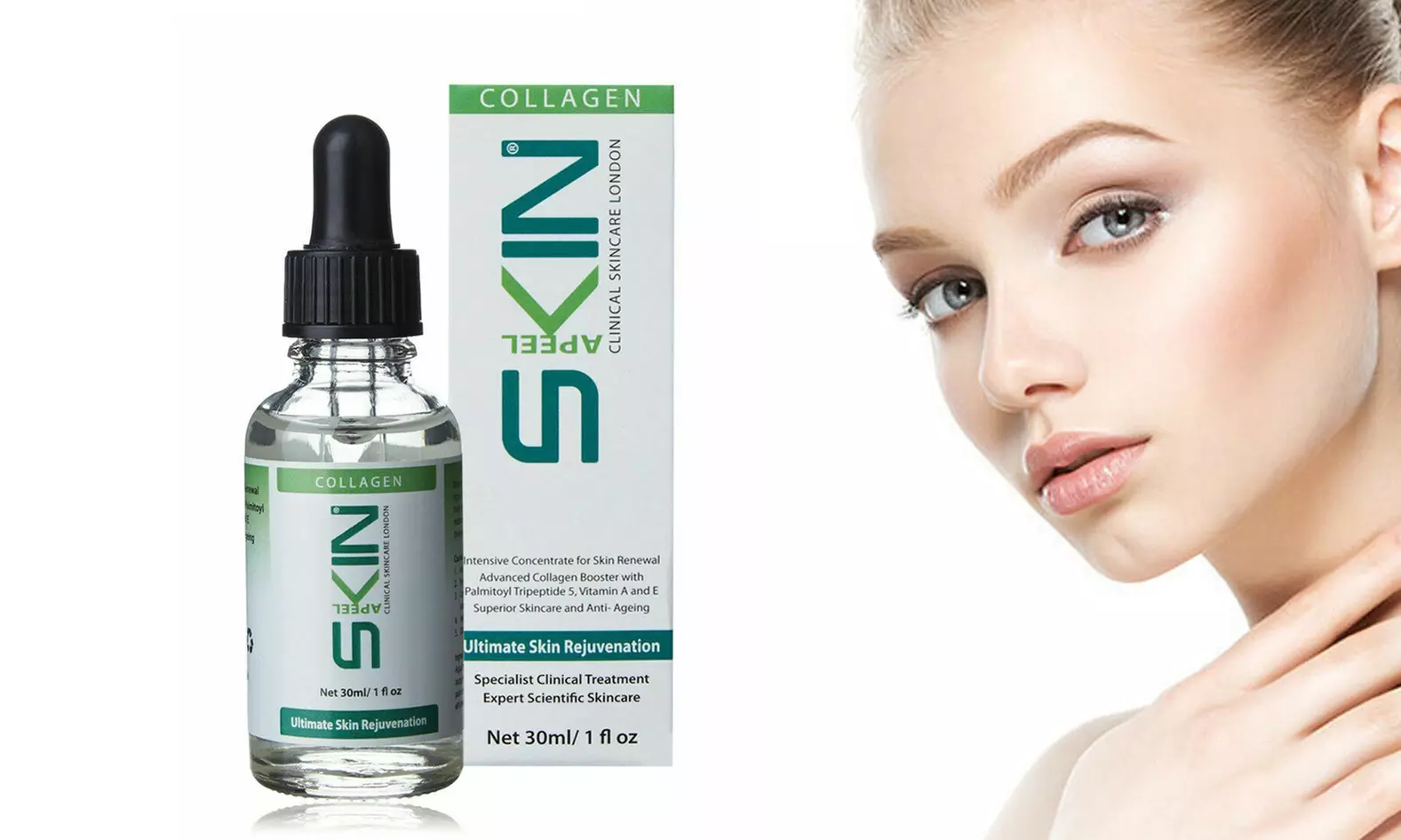 1 ou 2 sérums au collagène de 30 ml de Skinapeel - Primary Image