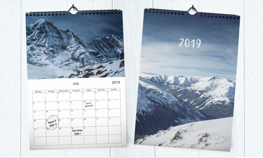 Personalised A4 Photo Calendar - Printerpix | Groupon