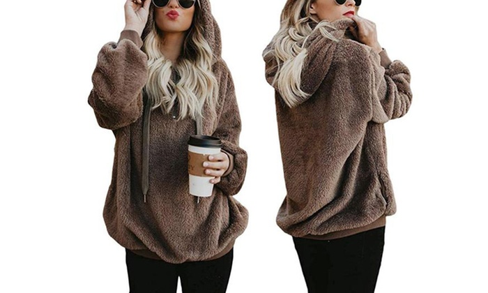 teddy fleece sweater