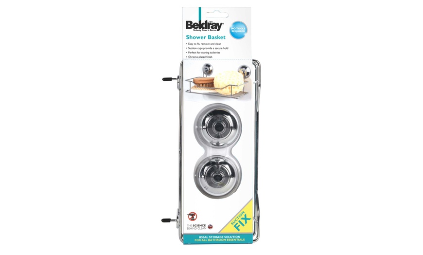 Image 7: Beldray Suction Shower Baskets