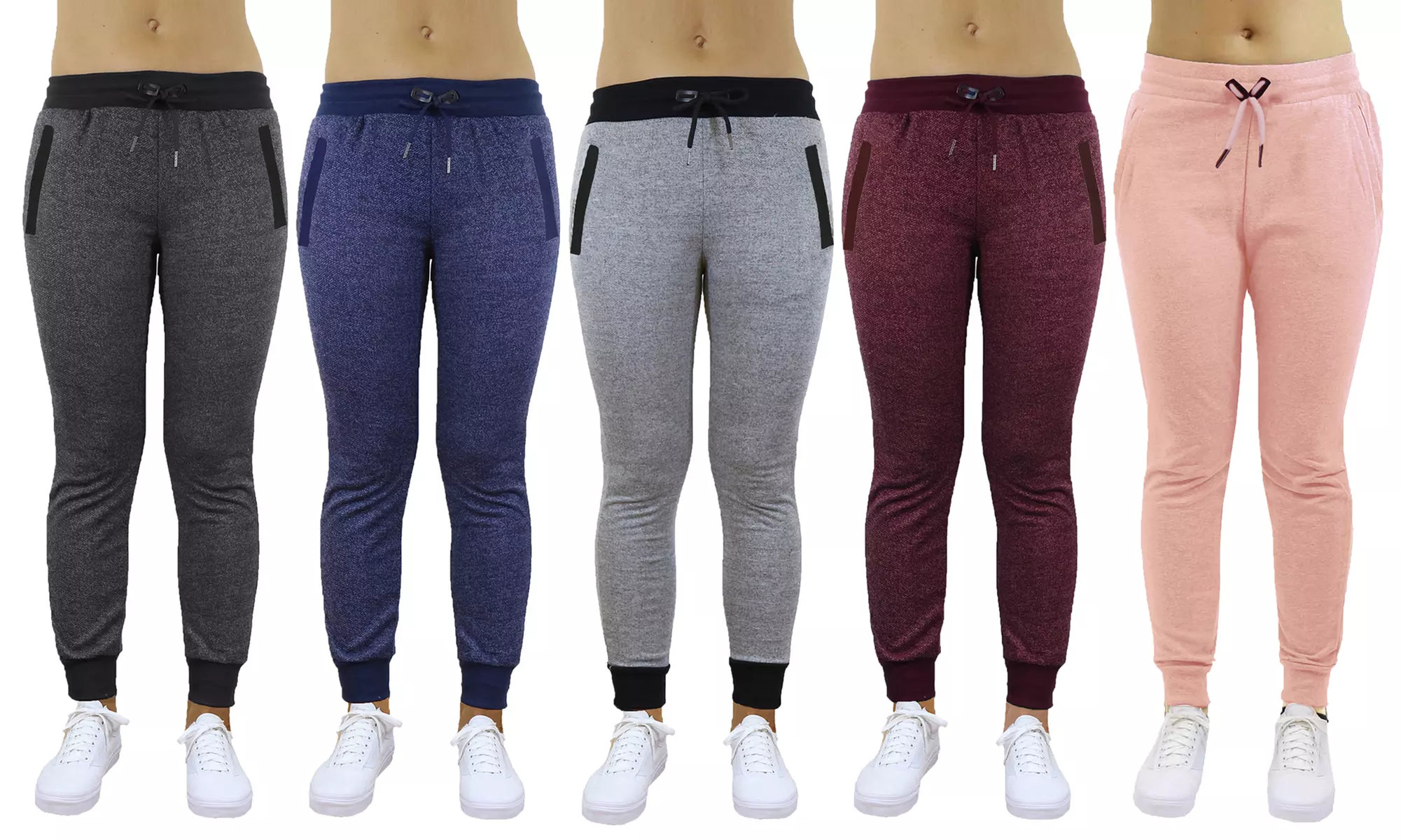 Galaxy By Harvic Women's Slim-Fit French Terry Joggers. Plus Sizes Available.
 - Primary Image