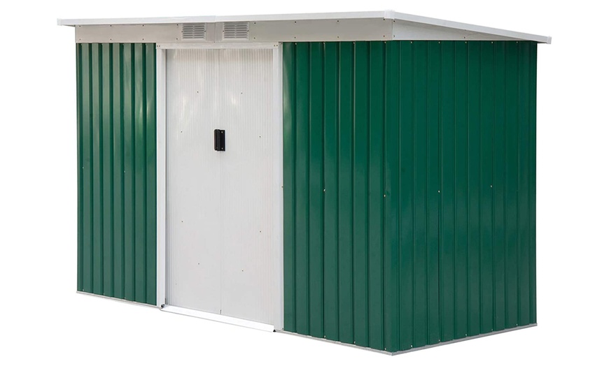 Image 4: Outsunny Large Storage Shed