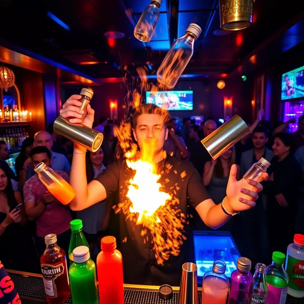 Online Flair Bartending Training with Certificates for One or Two (Up to 93% Off) - Primary Image