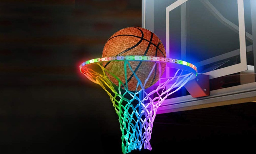 Image 1: Basketball Hoop Sensor LED Light