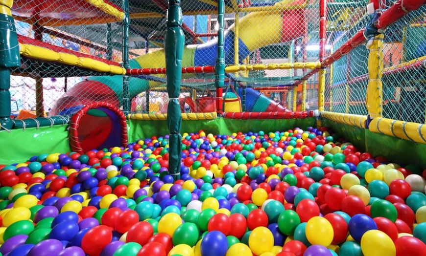 Image 1: Soft Play Area Entry with Drink