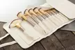 One or Two 12-Piece Champagne Make-Up Brush Sets - Image 4