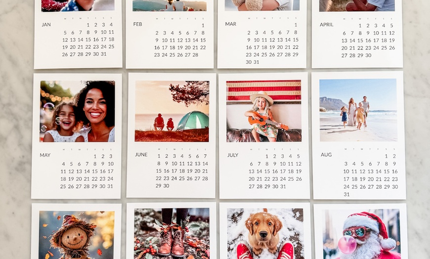 Image 2: Create a Custom Desktop or Wall Calendar | Photo Memories All Year