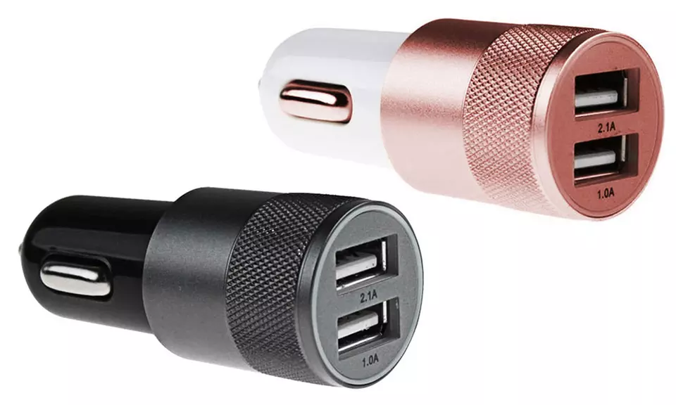 1 ou 2 chargeurs voiture à 2 ports USB - Primary Image