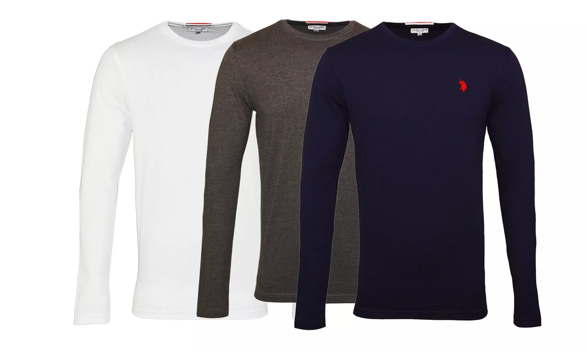 U.S. POLO Langarmshirt mit Rundhalsausschnitt - Primary Image