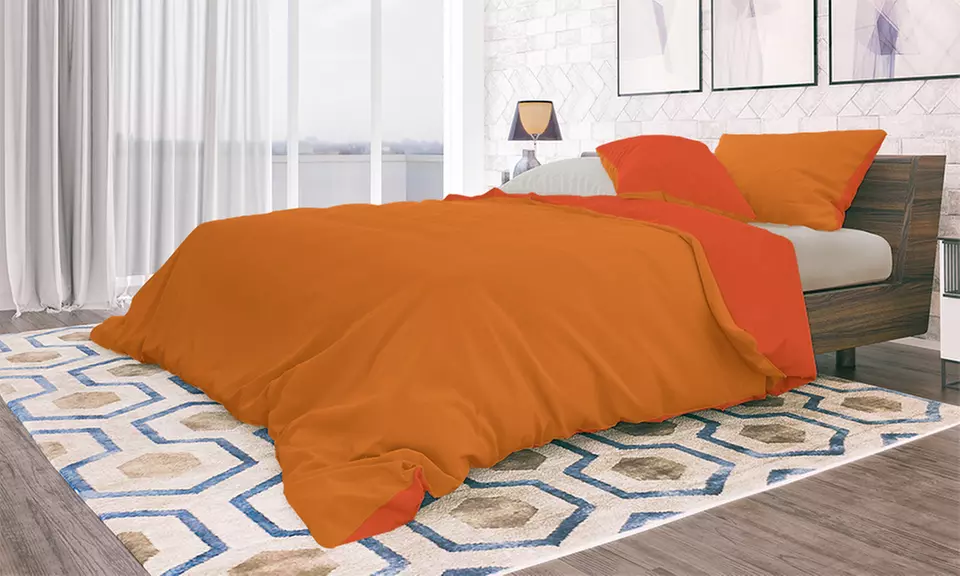 Set copripiumino e federe in microfibra con lenzuolo sotto