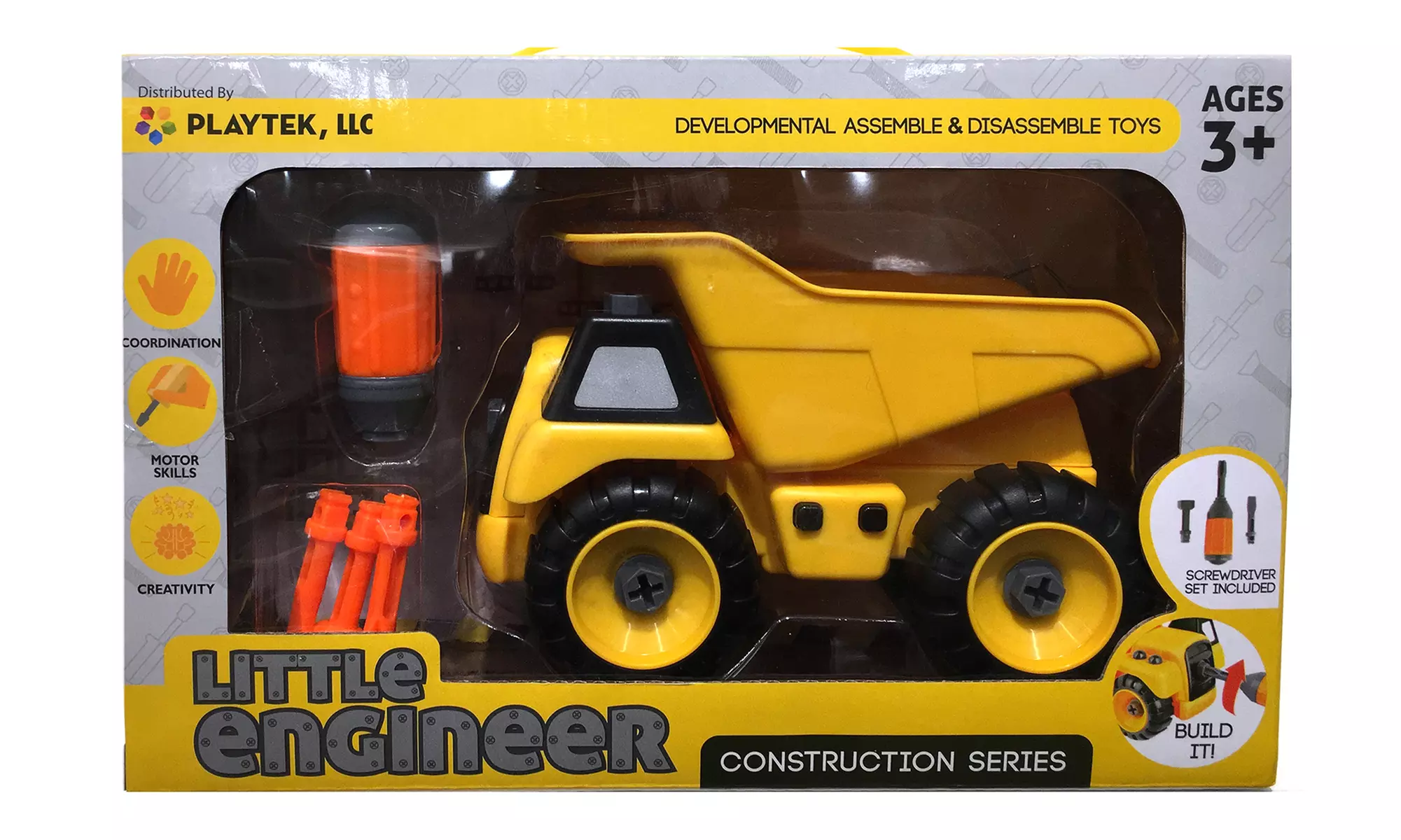 Playtek Little Engineer Build It Construction Truck Series - Primary Image