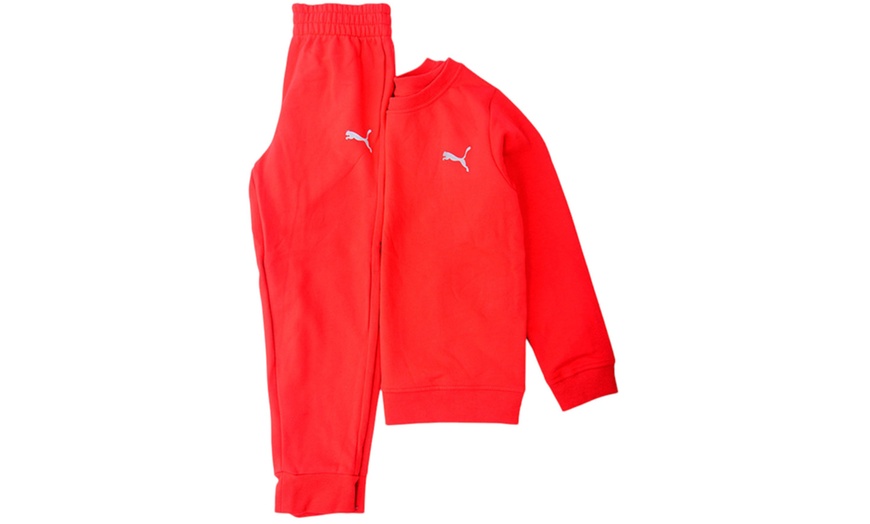 Image 2: Puma Kids Cotton Tracksuit