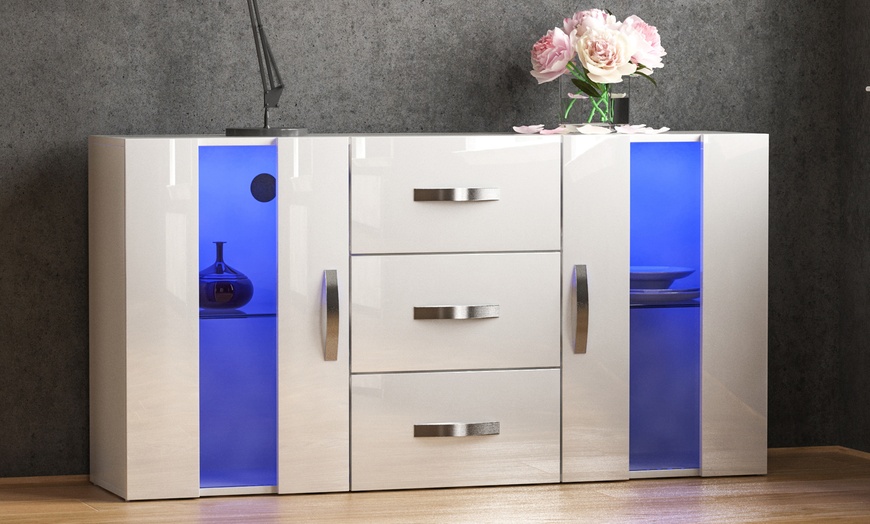 Image 1: Astro LED Sideboard