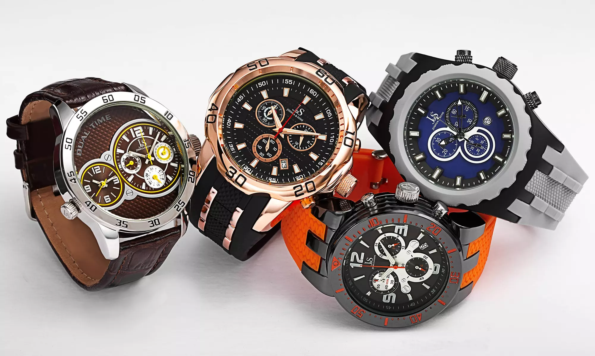Men's Joshua & Son's Multi-Function Sport Watch Collection - Primary Image