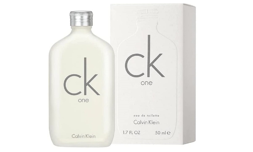 Image 1: One or Two Bottles of Calvin Klein CK One Unisex Eau de Toilette 50ml