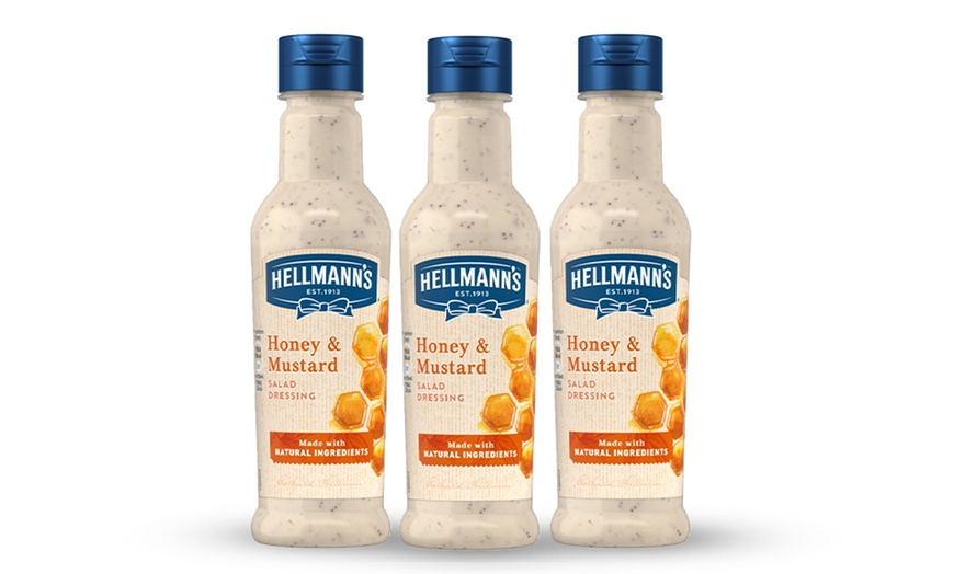 Image 2: Three Hellmann's Salad Dressings 210ml