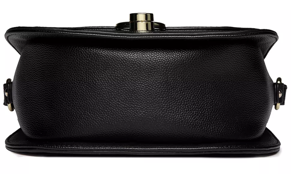 Women Fashion PU Leather Cross Body Saddle Bag