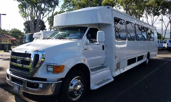 Eight-Hour Private Luxury Charter with Driver/Guide for Up to 12 or 24 from Best Oahu Tours (Up to 60% Off) - Primary Image