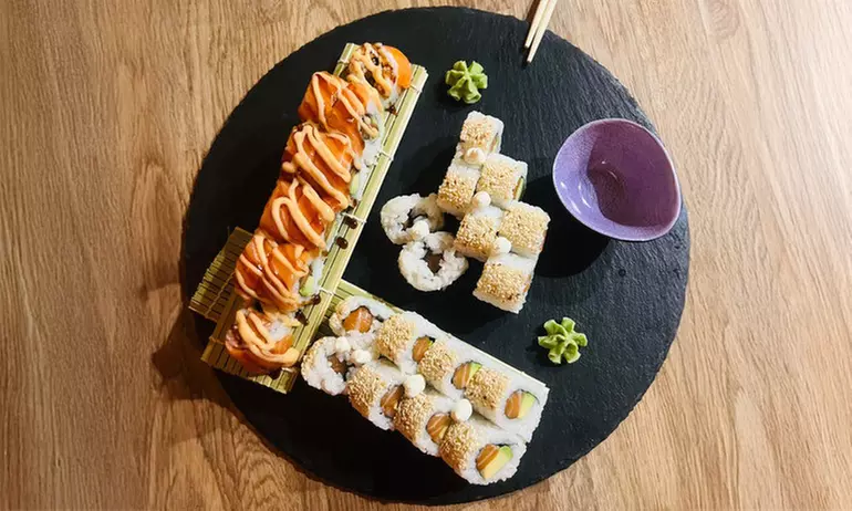 3-Gänge Candlelight-Sushi-Menü inkl. je 1 Glas Wein für 2 Personen