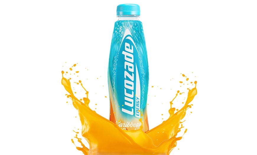 Image 29: Lucozade Energy Flavoured Sparkling Drink 380ml 24-Pack