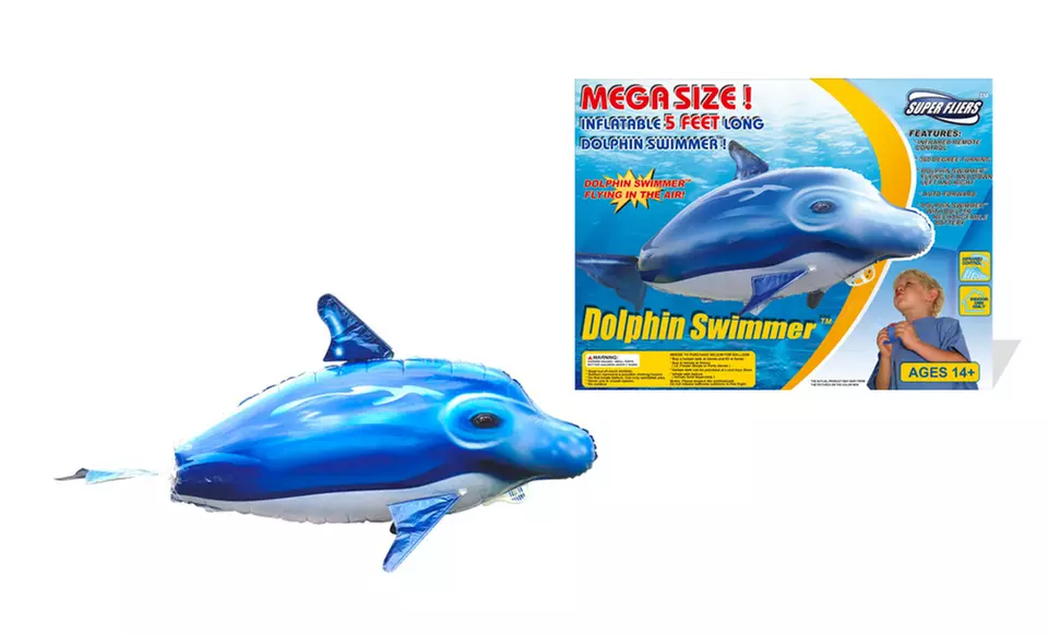 Superfliers Remote-Controlled Flying Dolphin Swimmer. Free Returns. - Second Medium
