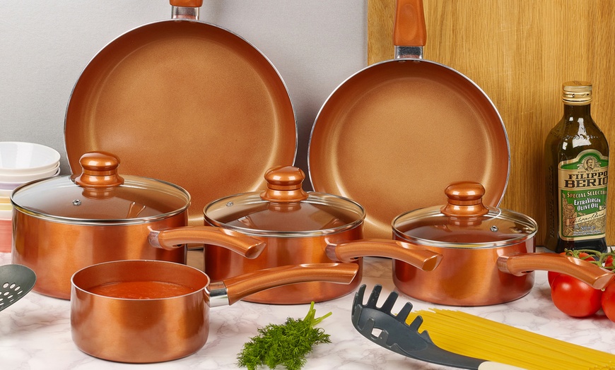 Image 11: Six-Piece Copper Cookware Set