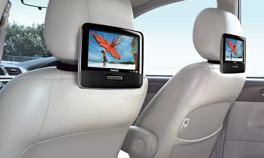 Philips Dual-Screen Portable Car DVD Players (Manufacturer Refurbished) - Primary Image