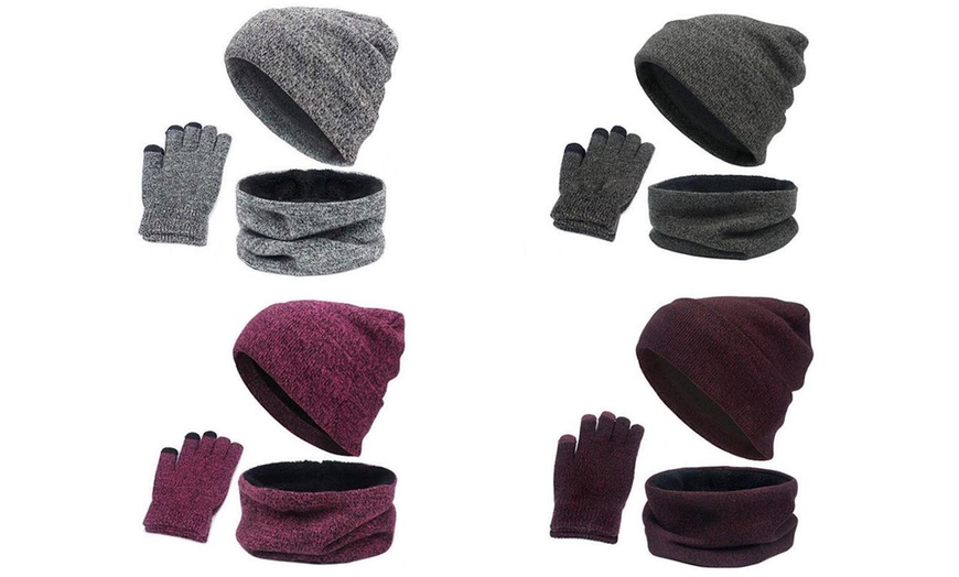 Hasta 64% Dto. Conjunto Gorro, Bufanda Y Guantes | Groupon