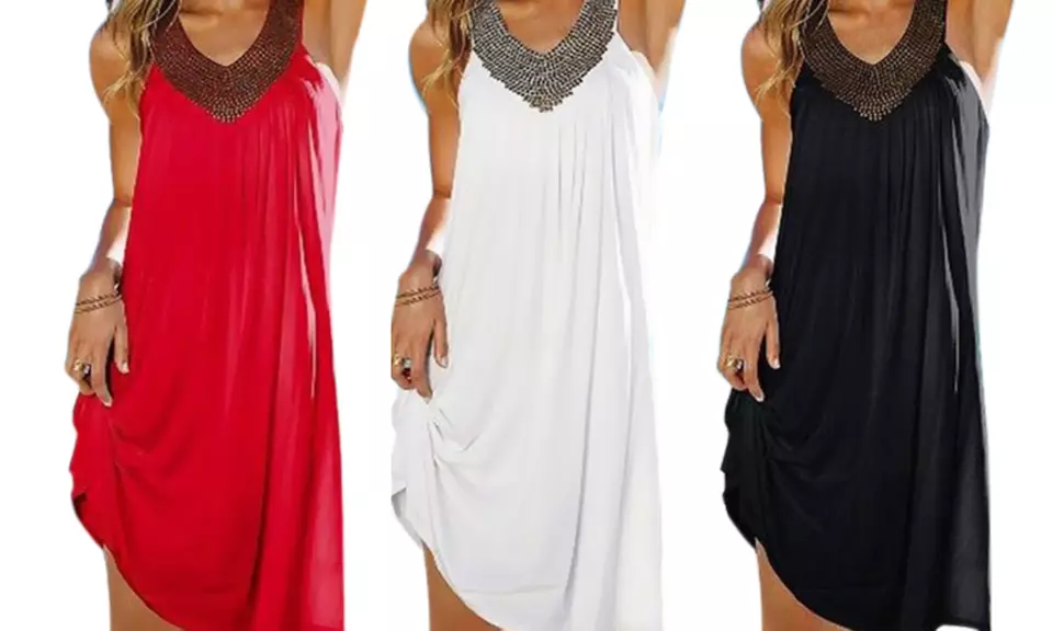 1, 2 ou 3 robes ornées de strass sur le col Lola Balotti, taille unique - Primary Image