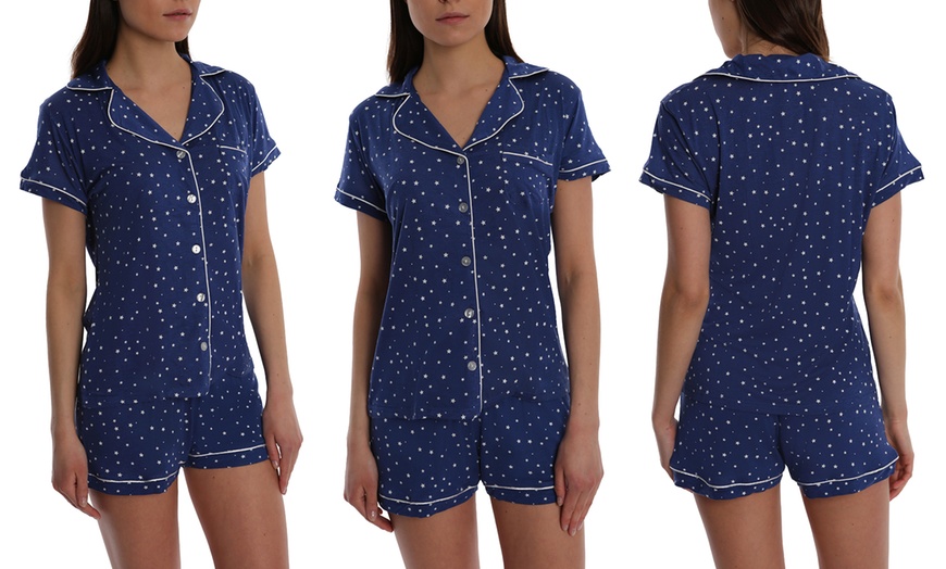 Women's Button-Down Pajama Set (2-Piece) | Groupon