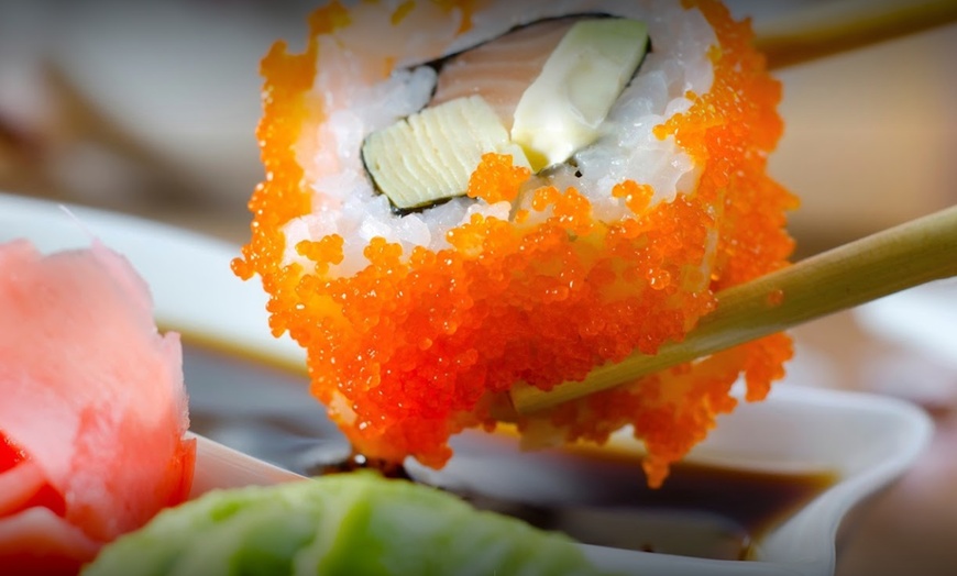 Image 6: Sushi Rolls or Deep-Fried Rolls with Soft Drink at Prime Sushi