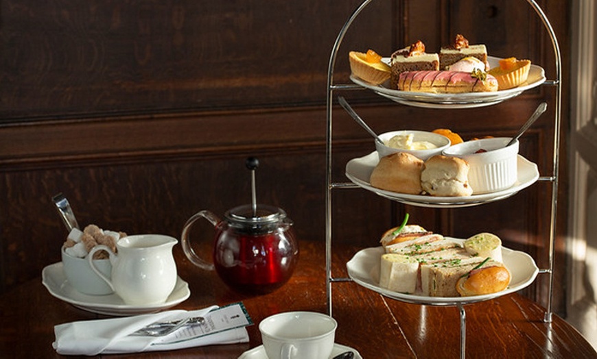 Image 1: Afternoon Tea or Champagne Afternoon Tea at Crewe Hall Hotel & Spa