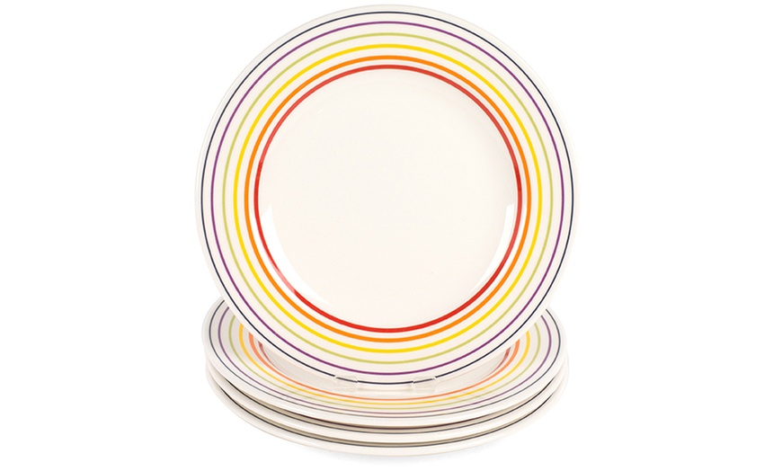 Image 9: Multi-Coloured Dinner Plates