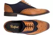 Derbies anglaises bi-matières en cuir Redfoot - Second Medium