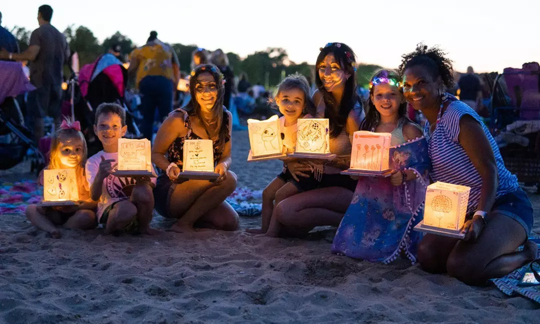 Join the Water Lantern Festival Admission For 1,2,3 or 4 People