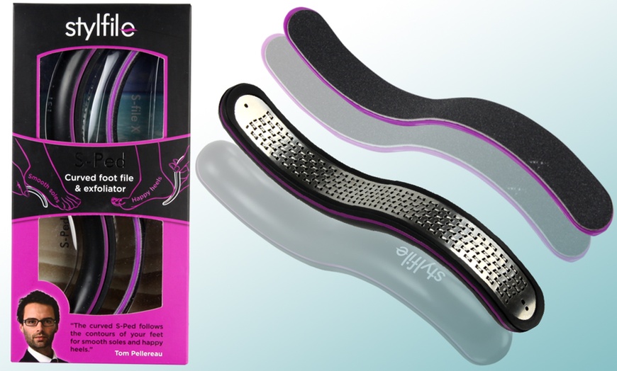 Image 2: Curved Foot File and Exfoliator