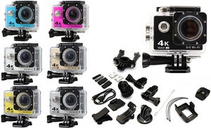 Action Camera with Accessories