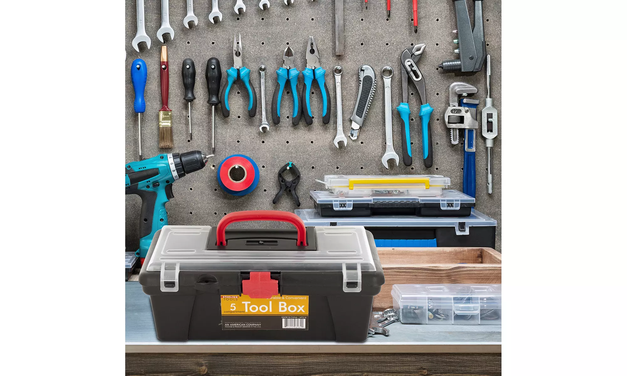 5 Compartment Tool Box - Second Medium