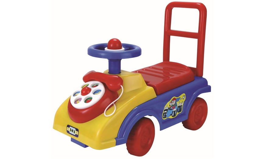 Image 5: Push-Along Sit-On Ride-On Toy