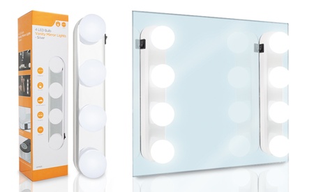 1 o 2 set di 4 luci LED da specchio Haven