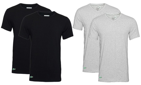 2 o 3 T-Shirt Lacoste disponibili in 2 modelli, 3 colori e 4 taglie