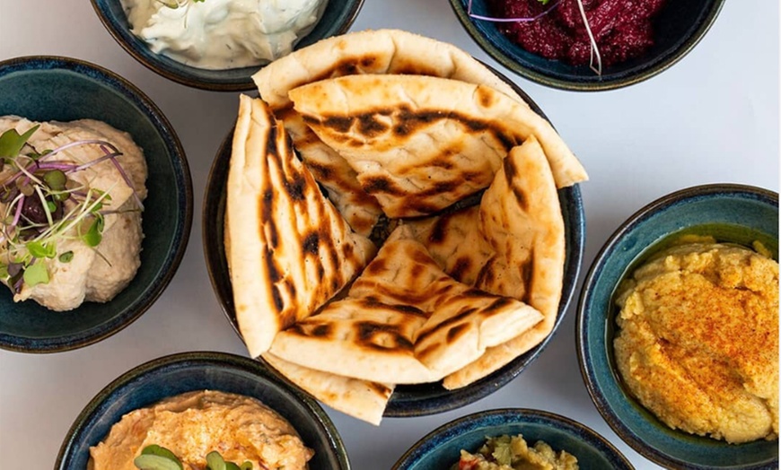 Image 3: Greek Feast with Wine for Two