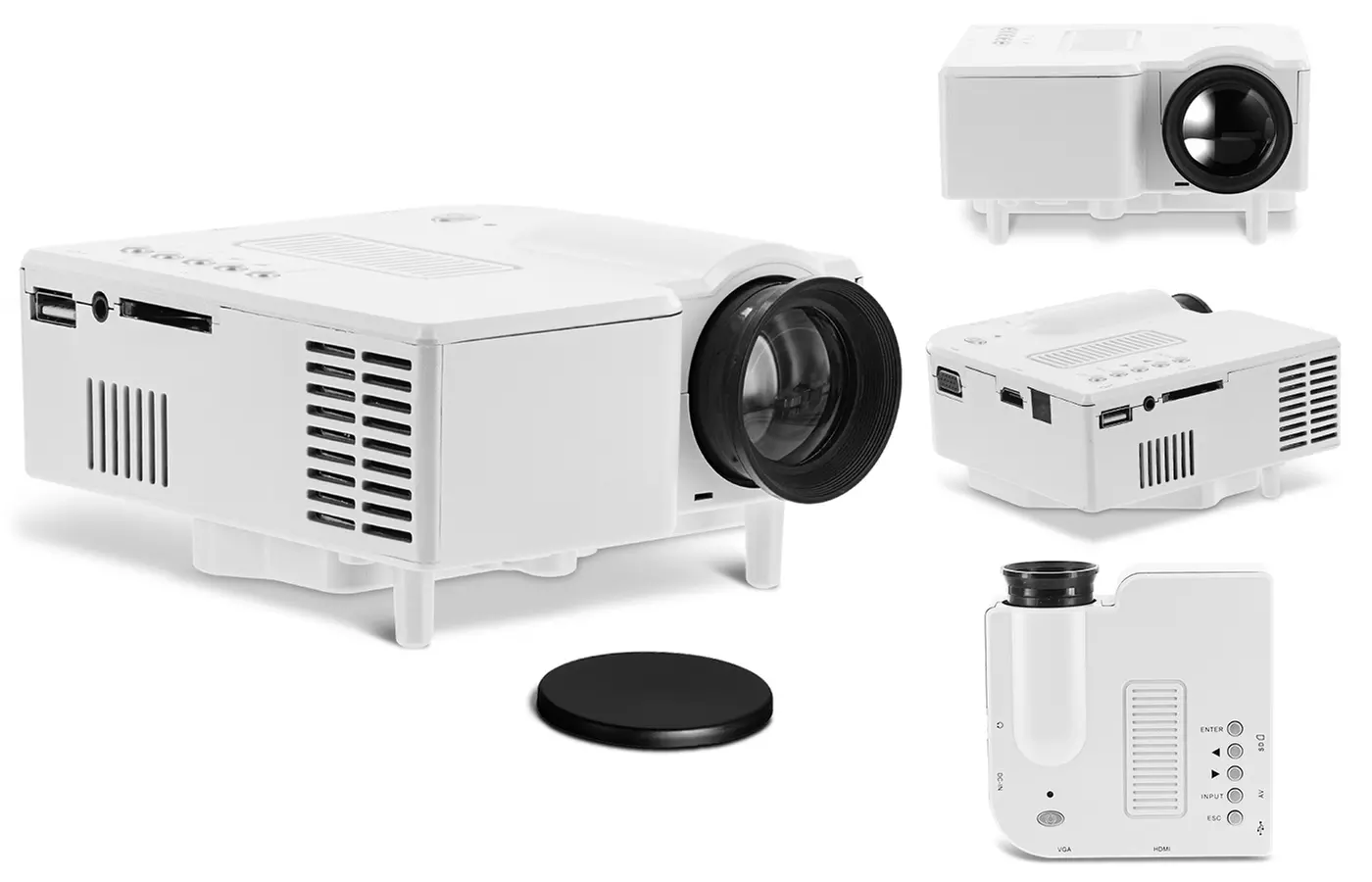 Aduro Compact Portable 100-Lumen Multimedia Projector - Second Medium