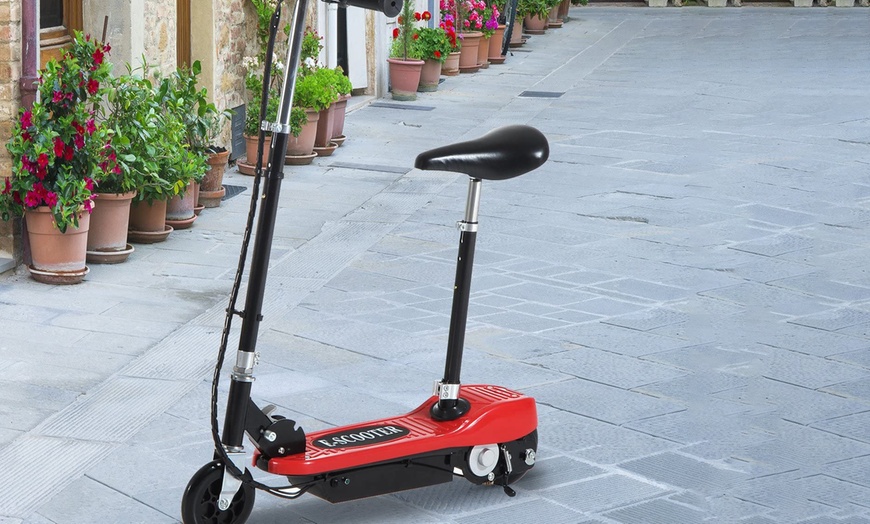 Image 10: HomCom Kids' E-Scooter