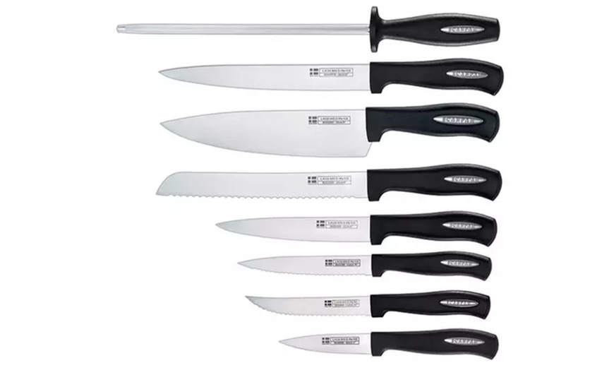 Image 3: Scanpan 14-Piece Knife Set with Wooden Storage Block
