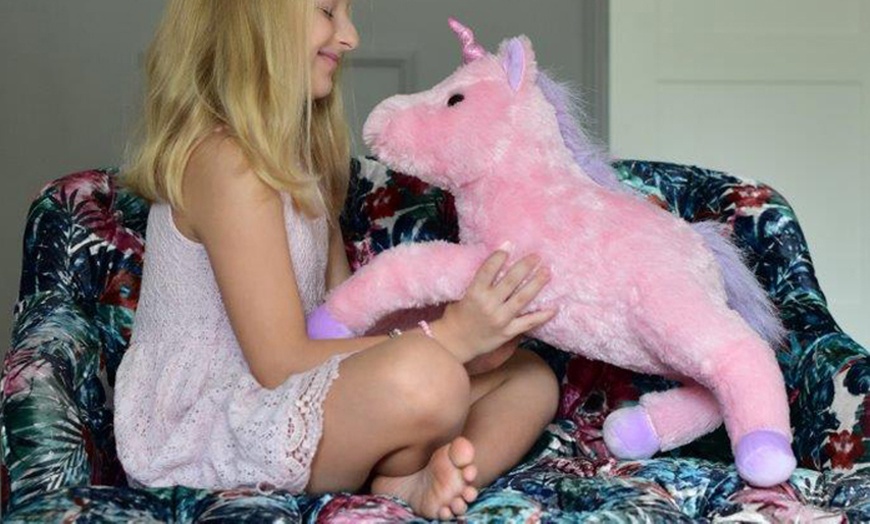 Image 10: Peluche en forme de licorne
