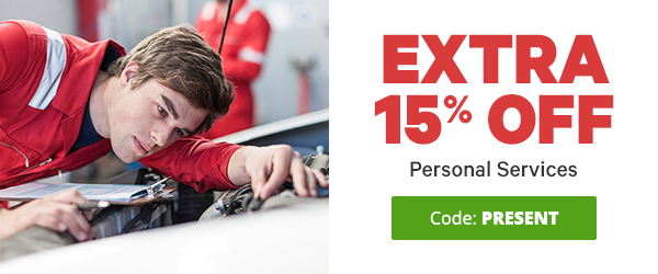 15% off Personal Services