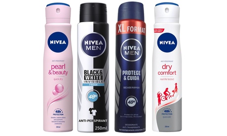 Kit 6 deodoranti Nivea disponibili in 4 tipologie